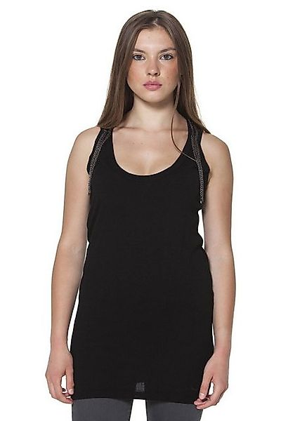 Fred Perry T-Shirt Stylisches Damen-Tanktop in Schwarz mit schmalen günstig online kaufen