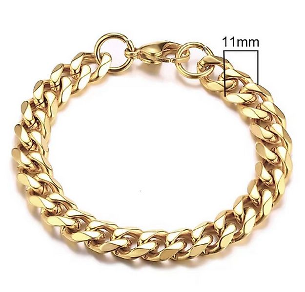 Ware aus aller Welt Panzerarmband Edelstahl massiv Panzer Armband Armkette günstig online kaufen