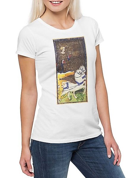 Urban Backwoods Print-Shirt Tarot Arcanum Chariot Damen T-Shirt Karte Karte günstig online kaufen