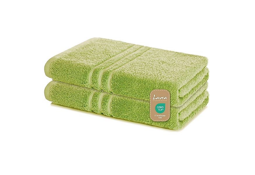 Lavea Duschtuch Elena Frottee Duschtücher Set 70x140 cm Handtücher, 100% Ba günstig online kaufen