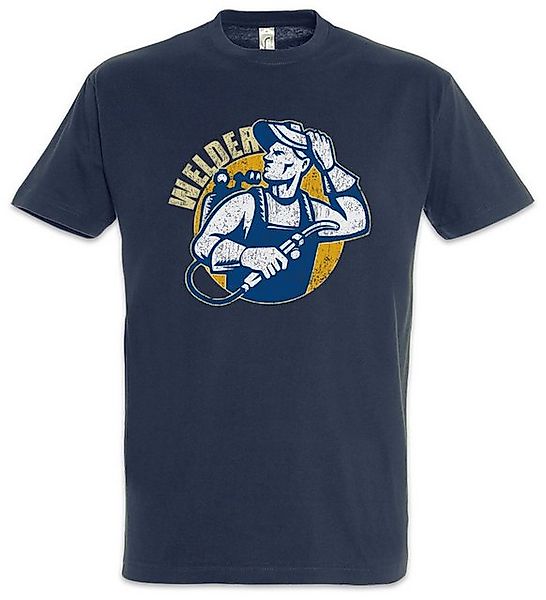 Urban Backwoods Print-Shirt Urban Backwoods Welder III Herren T-Shirt Navy günstig online kaufen