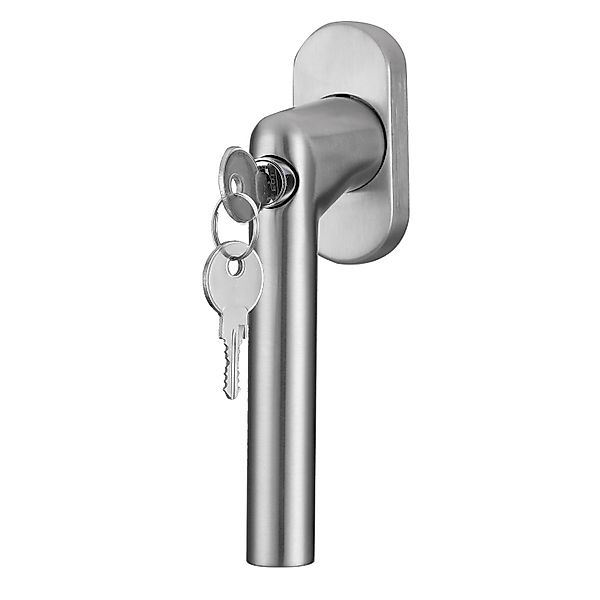 MeinTürgriff Fenstergriff Griff Abschließbar Edelstahl Matt L-Form 24/31-36 günstig online kaufen