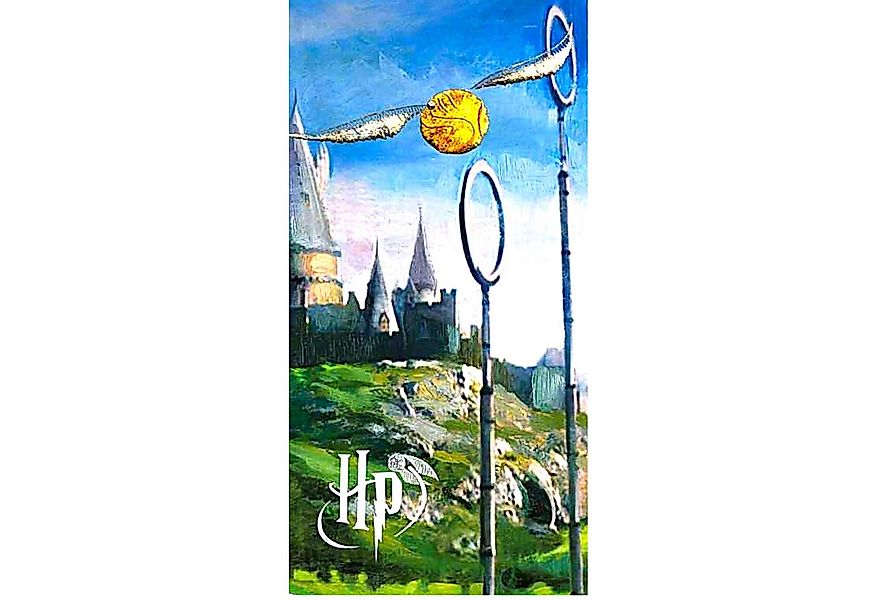 Harry Potter Badetuch Quidditch, Mikrofaser, Strandtuch 70 x 140 cm schnell günstig online kaufen