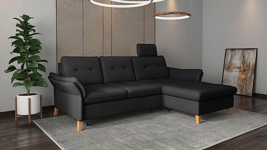 sit&more Ecksofa "Göteborg" Sitztiefenverstellung und Federkern, wahlweise günstig online kaufen