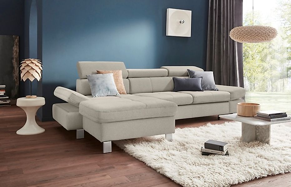 exxpo - sofa fashion Ecksofa »Fiji, hochwertige Detailverarbeitung, Breite günstig online kaufen