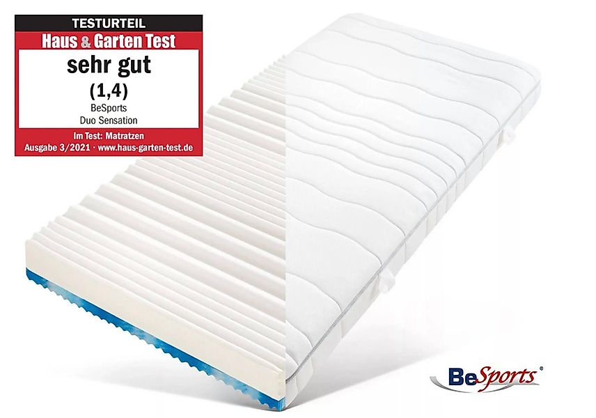 Gelschaummatratze Duo Sensation, BeSports, 18 cm günstig online kaufen