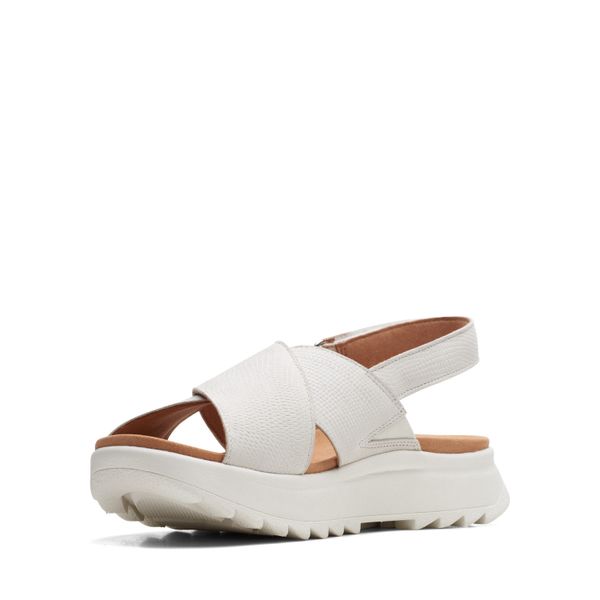 Clarks Sandale "DashLite Wish", Plateausandale, Klettschuh mit modischer Kr günstig online kaufen