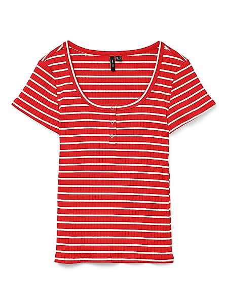 Vero Moda T-Shirt "VMSEA SS HENLEY TOP JRS" günstig online kaufen