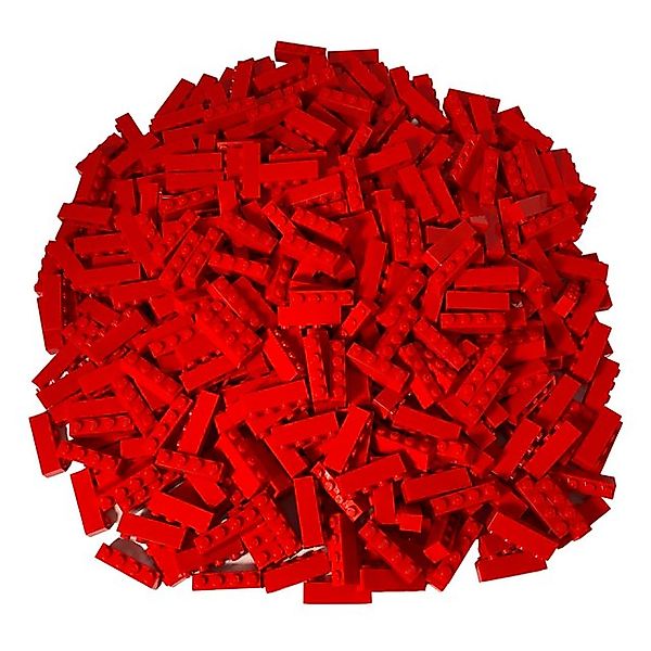 LEGO® Spielbausteine LEGO® 1x4 Steine Hochsteine Rot - 3010 NEU! Menge 250x günstig online kaufen