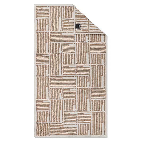 JOOP! Handtücher Bars Allover 1723 - Farbe: Creme - 33 - Duschtuch 80x150 c günstig online kaufen