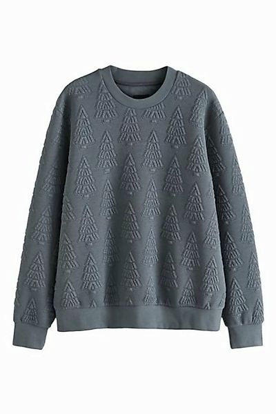 Next Sweater Weihnachtliches Gesteppes Sweatshirt (1-tlg) günstig online kaufen