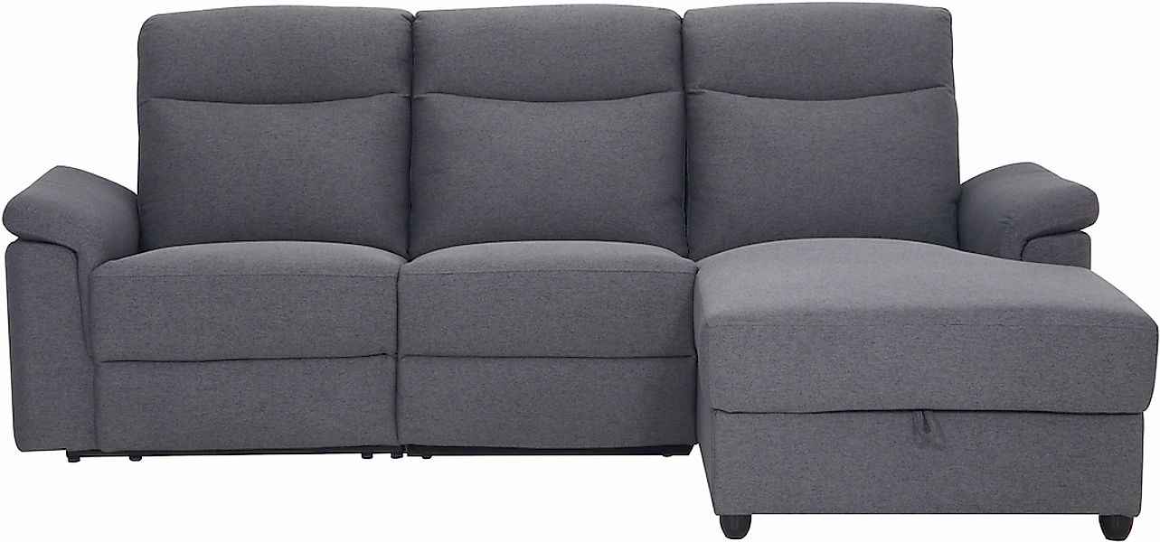 Home affaire Ecksofa "BRIONNE, L-Form, 255cm, manuelle u. elektrische Funkt günstig online kaufen