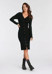 Laura Scott Longstrickjacke aus Rippqualität - günstig online kaufen