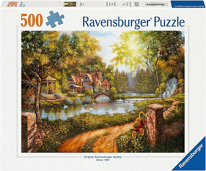 Ravensburger Puzzle Cottage am Fluß, 500 günstig online kaufen
