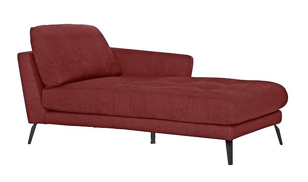 W.SCHILLIG Chaiselongue softy, mit dekorativer Heftung im Sitz, Füße schwar günstig online kaufen