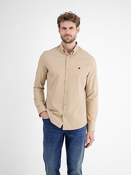 LERROS Langarmhemd Oxford Solid mit Button-Down-Kragen günstig online kaufen