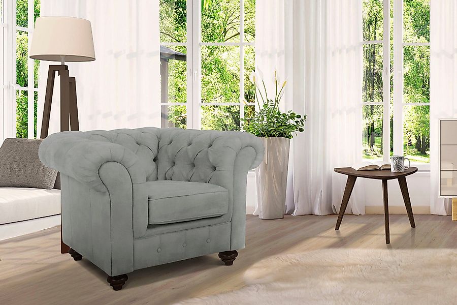 Home affaire Sessel Duc Chesterfield, hochwertige günstig online kaufen