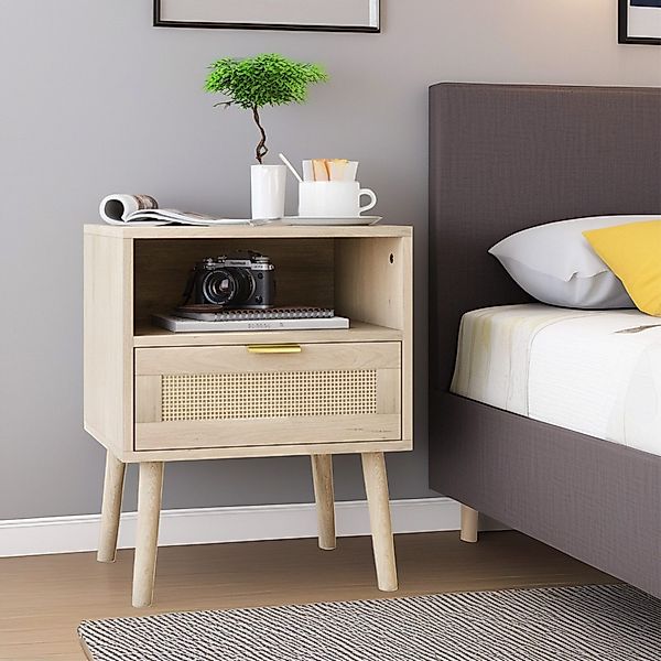 OKWISH Nachttisch Nachtschrank,Nachtkonsole,Kommode (Vine Bohème Nachttisch günstig online kaufen