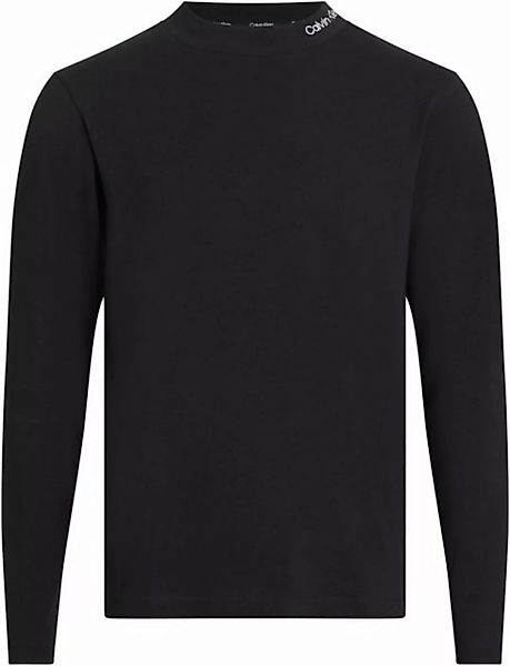 Calvin Klein Big&Tall Langarmshirt BT_LOGO MOCK NECK LS T-SHIRT günstig online kaufen