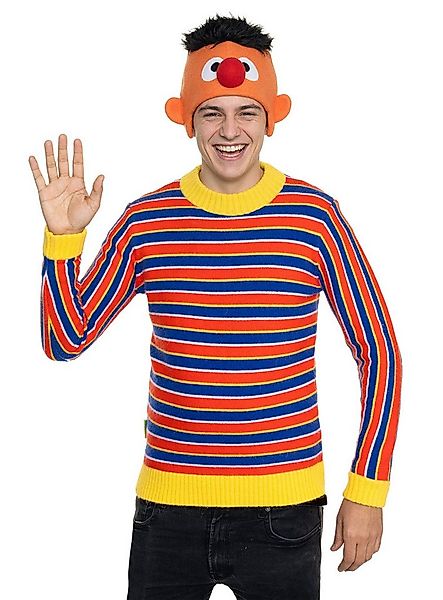 Maskworld Kostüm Sesamstraße – Ernie Pullover - Fasching Karneval, Offiziel günstig online kaufen