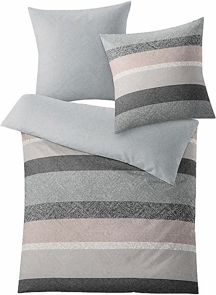 Kleine Wolke Wendebettwäsche "Gwen" 2 Stk. mit Streifen günstig online kaufen