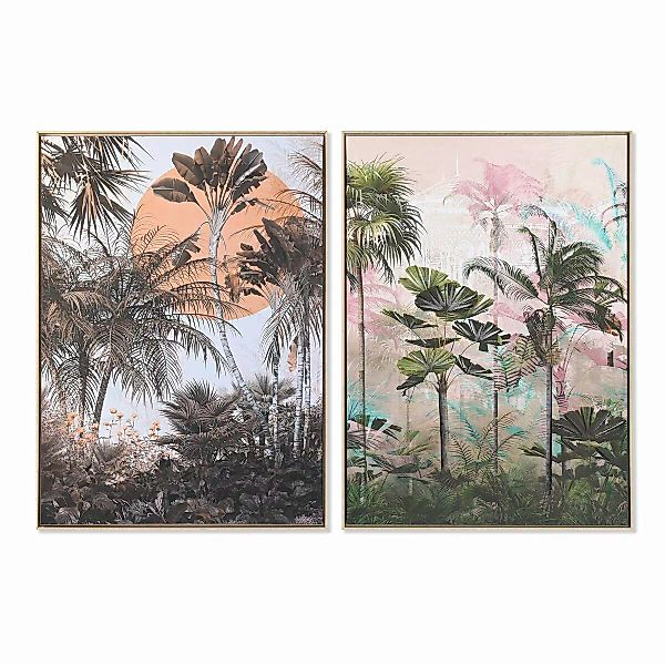 Bild Dkd Home Decor Palmen Tropical (104 X 4,5 X 143,5 Cm) (2 Stück) günstig online kaufen