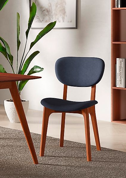 INOSIGN Stuhl »COZY Made in Italy«, (Set), 2 St., Microfaser, Gestell in Bu günstig online kaufen