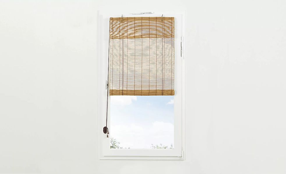Bambus-Rollo - braun - Bambusstäbe - 80 cm - Sconto günstig online kaufen