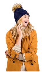 WITORU Bommelmütze Warme Damen Strickmütze / günstig online kaufen