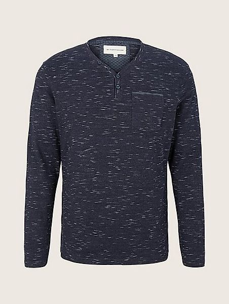 TOM TAILOR Longsleeve Longsleeve Serafino T-Shirt (1-tlg) günstig online kaufen
