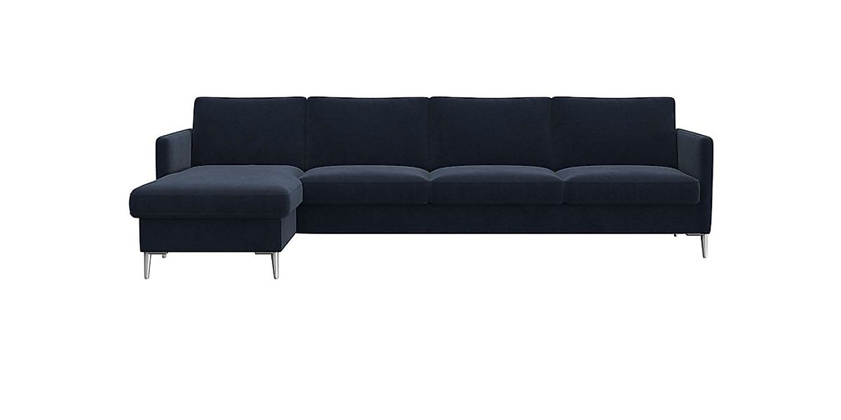 FLEXLUX Ecksofa "Fiore, super Sitzkomfort durch Kaltschaum im Sitz, L-Form" günstig online kaufen