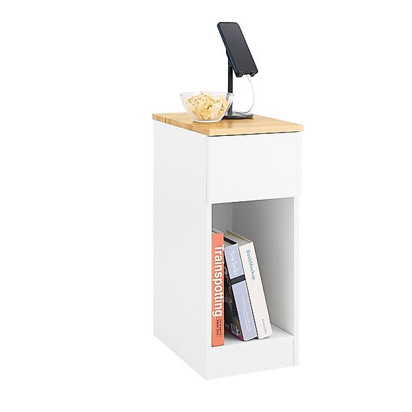 SoBuy Nachttisch FBT111-II, Beistelltisch Nachttisch mit günstig online kaufen
