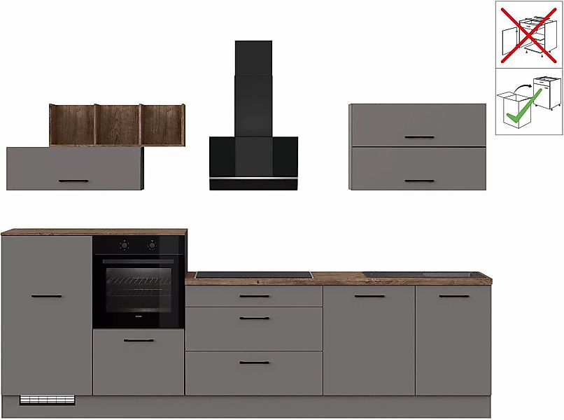IMPULS KÜCHEN Küchenzeile ""New York", Schubkästen mit Soft-Close,", wählba günstig online kaufen