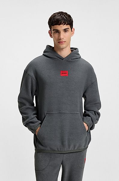 HUGO Hoodie Relaxed Fit, Fleece-Qualität günstig online kaufen