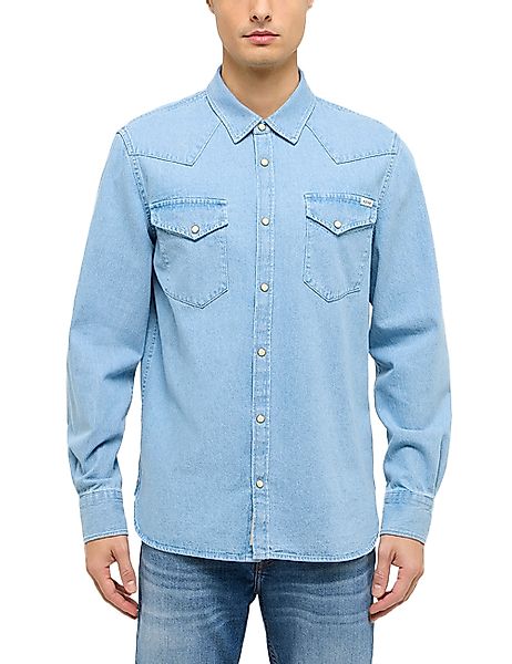 MUSTANG Langarmhemd "Herren Style Duver" günstig online kaufen