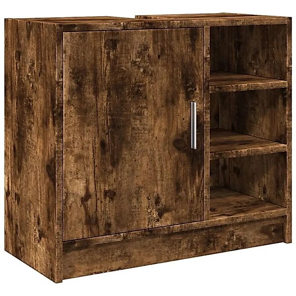 vidaXL Waschbeckenschrank Räuchereiche 63x29x55 cm Holzwerkstoff 848133 günstig online kaufen