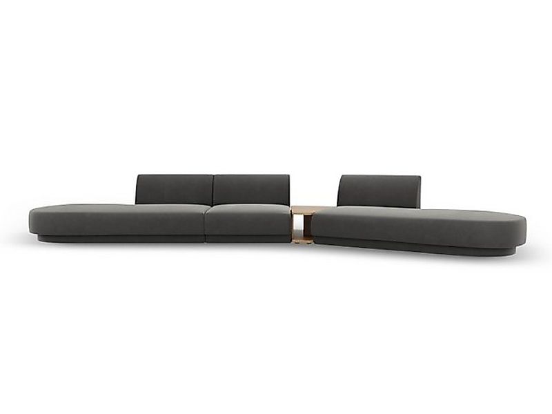 Micadoni Sofa Miley, modular 5-Sitzer ohne Armlehnen günstig online kaufen