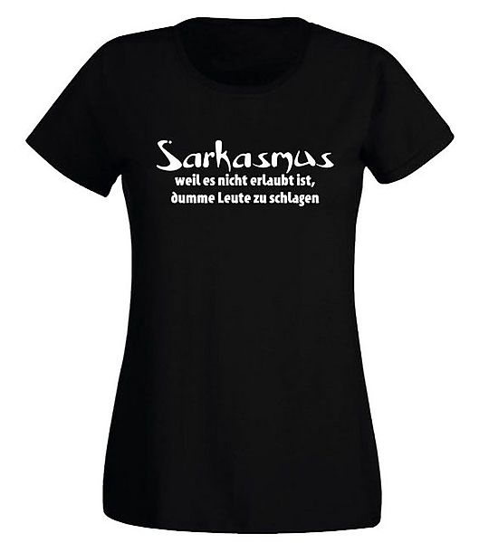 G-graphics T-Shirt Damen T-Shirt - Sarkasmus weil es nicht erlaubt ist Leut günstig online kaufen