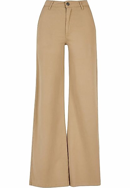 URBAN CLASSICS Chinos "Urban Classics Damen Ladies High Waist Wide Leg Chin günstig online kaufen