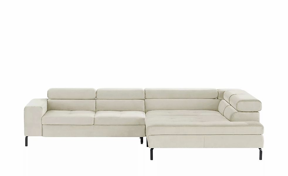 Gallery M Ecksofa  Felicia Due ¦ creme ¦ Maße (cm): B: 309 H: 72 T: 215.0 P günstig online kaufen