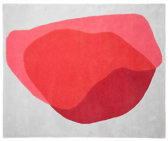 Teppich Jane textil rot / 220 x 180 cm - handgeknüpft - Hartô - Rot günstig online kaufen