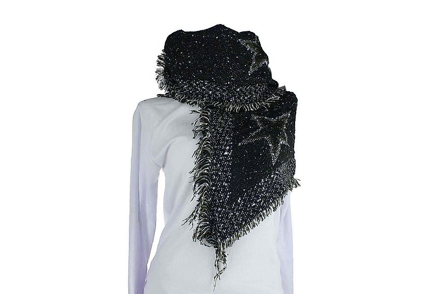 Antonio Strickschal Antonio Schal black+white günstig online kaufen