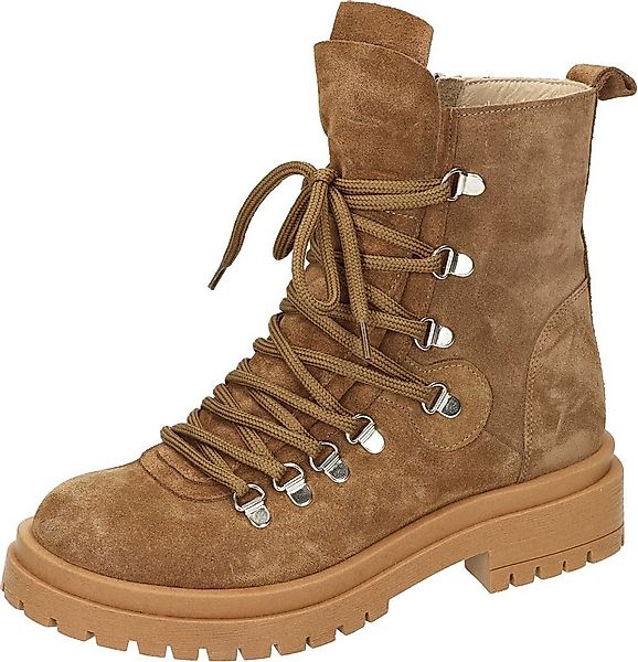 Piazza Stiefeletten Schnürstiefelette aus Veloursleder günstig online kaufen