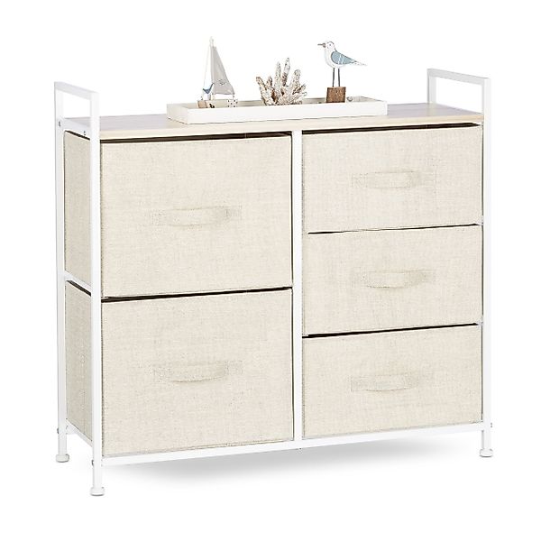 relaxdays Standregal Regalsystem verschiedene Varianten beige, günstig online kaufen