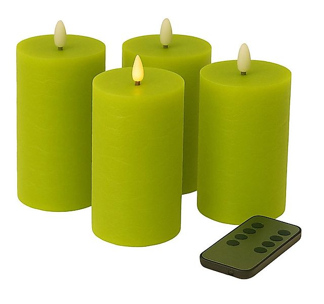 Fachhandel Plus LED-Kerze LED Kerzen mit Timer, Stumpenkerze 15x7,5 cm, LED günstig online kaufen