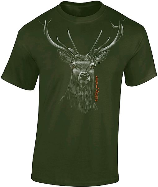 Baddery Print-Shirt Jäger T-Shirt: "Hunting Passion" günstig online kaufen