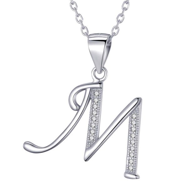Morella Kette mit Anhänger Buchstabenkette Halskette günstig online kaufen