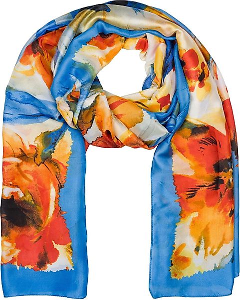 styleBREAKER Modeschal Schal mit Aquarell Blumen günstig online kaufen