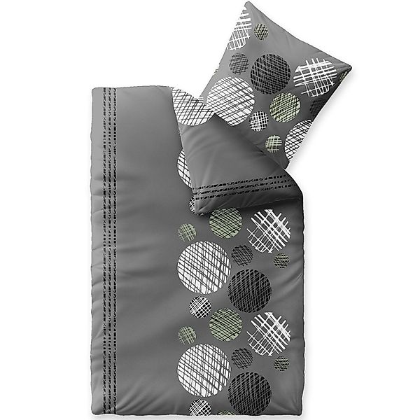 aqua-textil Bettwäsche Trend Bettgarnitur Renforcé Reißverschluss günstig online kaufen