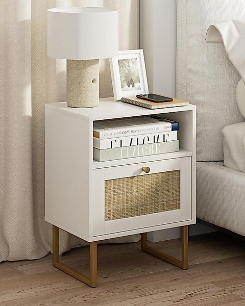 LuxusKollektion Nachttisch Nachttisch Rattan moderner Boho günstig online kaufen